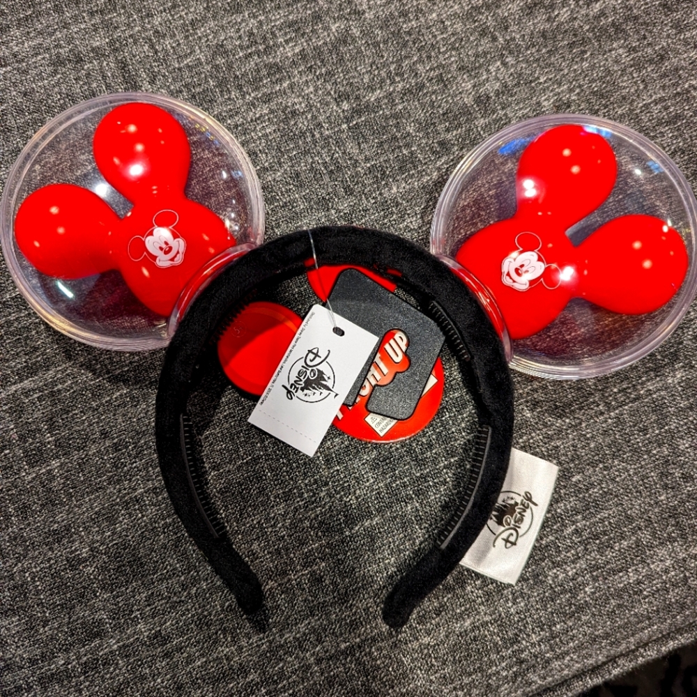 NWT Mickey Red Balloon light up ears